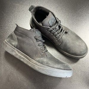 TIMBERLAND A1T16 001 DAVIS SQUARE BLACKOUT NUBUCK Chukka BOOTS Men's Sz 12